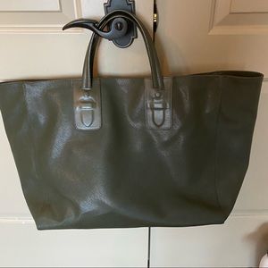 Neil Barrett Extra Large Leather Tote